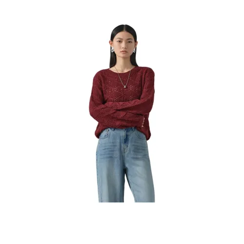 AYILIAN Свитер Женский Ангора Красный