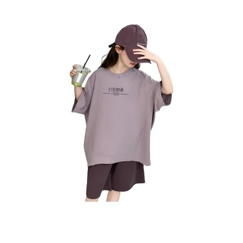 Because No Повседневная Спортивная Одежда 2 Предмета Комплект Светло-Фиолетовый Детский