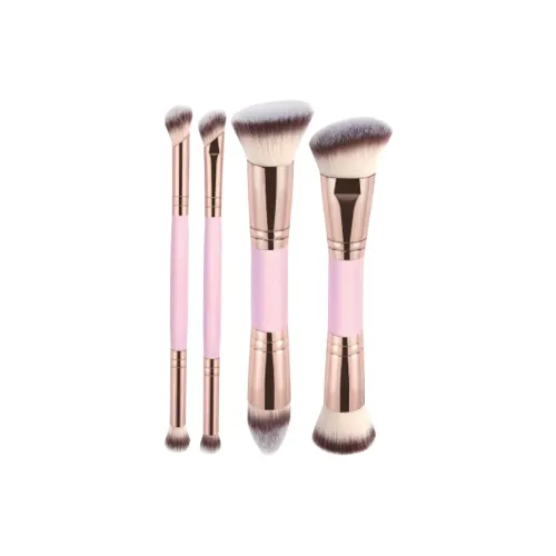 Stubborn Двойная головка Румяна And Тень Щетка Трехцветный Мягкий Волосы Инструменты для красоты Loose Пудра Щетка Makeup Brush