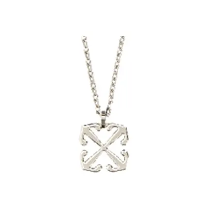 Off Белый Metal Necklaces Мужской
