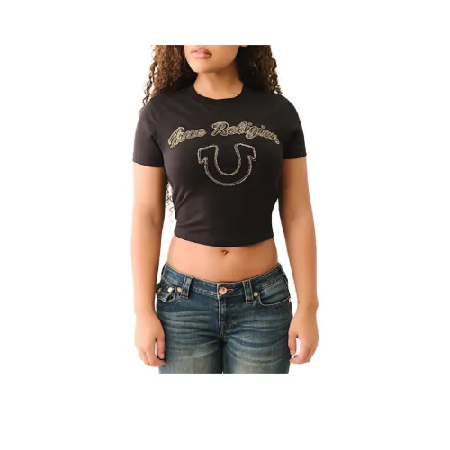 TRUE RELIGION T Рубашка Женская Черная