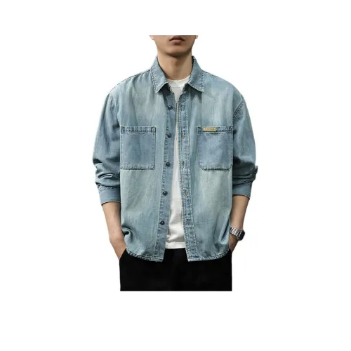 MR.MUDI Синий Унисекс Джинсовые куртки