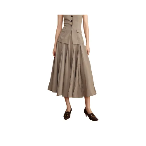 Amyenjoylife Повседневная длинная юбка для женщин