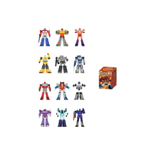 POP MART Transformers Generations Коллекция Слепые коробки Один Mystery Коробка Целая коробка 12 шт