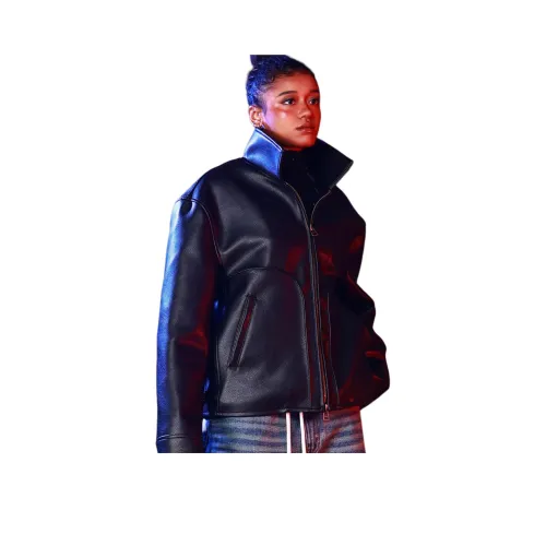 GECKOGOGO Кожа Куртка Унисекс