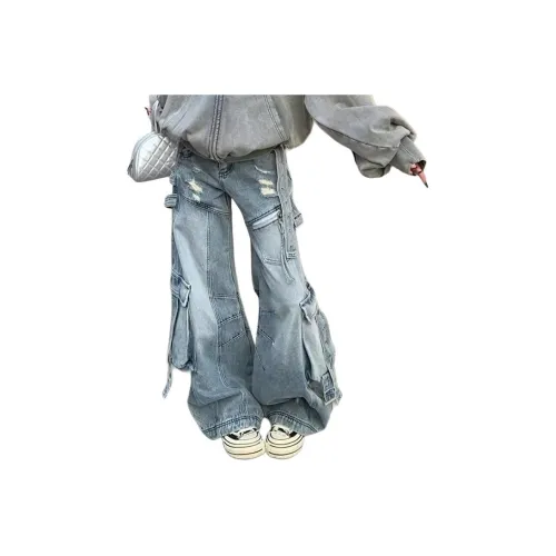 BLACK AT Унисекс Джинсы