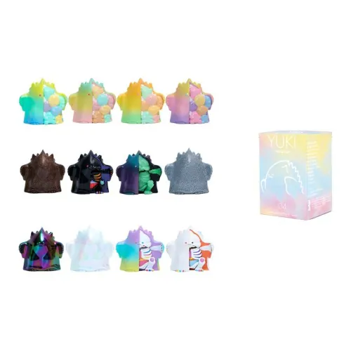 POP MART YUKI Evolutionary Theory Коллекция Слепые коробки Один Mystery Коробка Целая коробка 12 шт