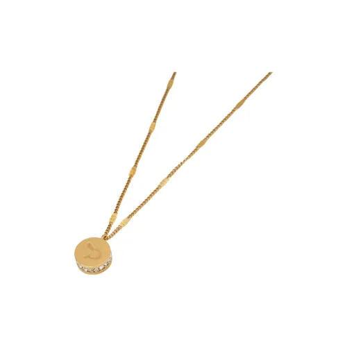 DRYWORLD Титановые стальные ожерелья унисекс золото