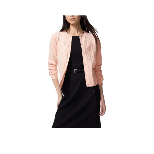 UNIQLO Пастельно-розовый Женский Трикотаж