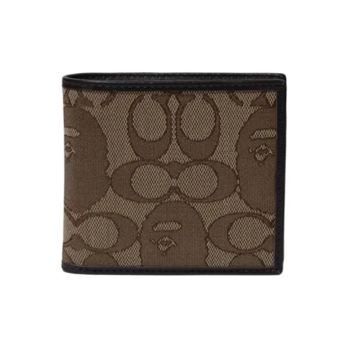 A BATHING APE BAPE совместные кошельки хаки мужские