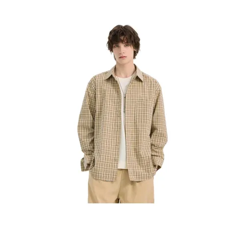 WILD LEADER Хаки [CW51585A24] Унисекс Рубашки