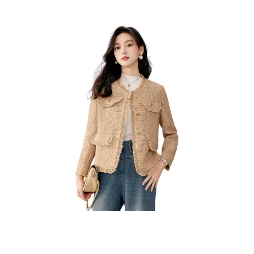 Like The Age Of Water Вельвет Feel Куртка Женская Кофейного Цвета