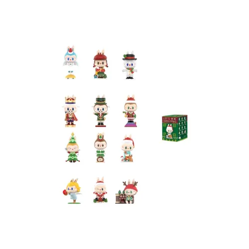 POP MART THE MONSTERS LABUBU Let's Christmas, Слепая Коробка, Одиночная Коробка/комплект Из 12 Шт.