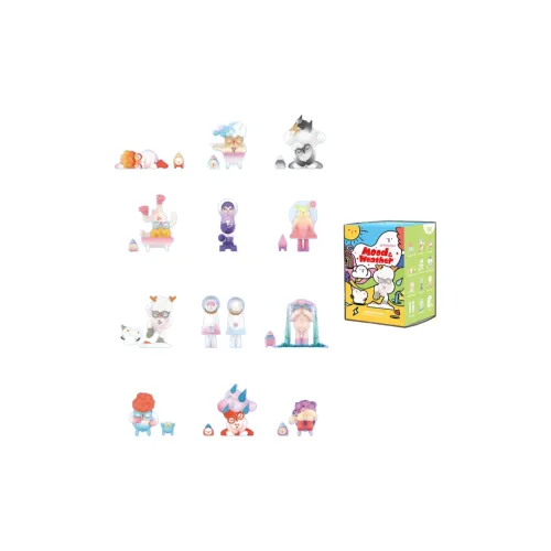 POP MART MODOLI Weather Collection Слепые коробки Один Mystery Коробка Целая коробка 12 шт