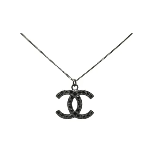 CHANEL Double C Браслеты из латани Женские Черный