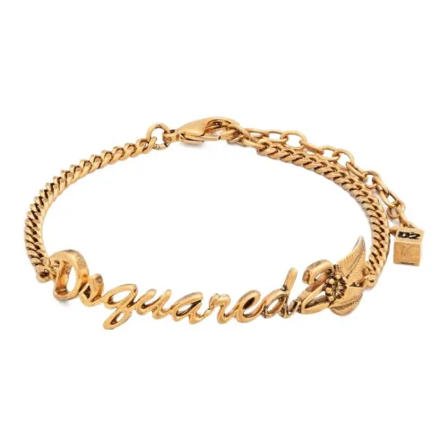 DSQUARED 2 Brass Necklaces Золотой Унисекс