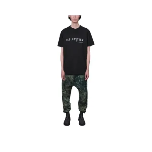 ISO.POETISM Черные Мужские T-Рубашки