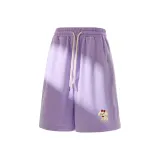 Фиолетовый (FA Пряжа Собака Брюки Передняя часть Нижние Левая сторона Этикетка)