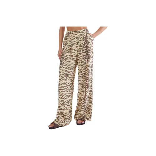 NASTY GAL Зебра с принтом льняные брюки Tailored повседневные женские