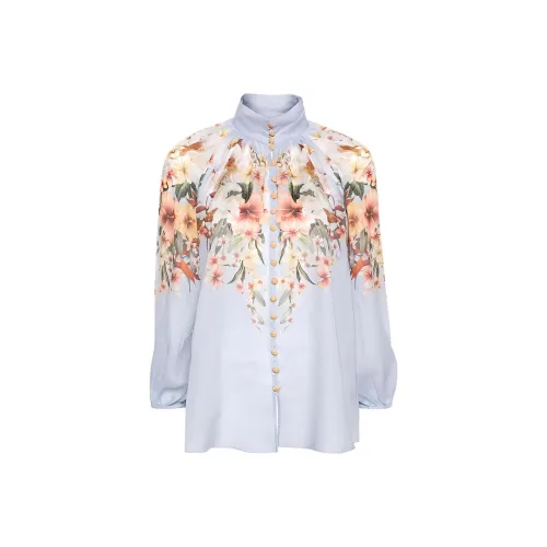 Zimmermann Рубашка Женская Фиолетовая