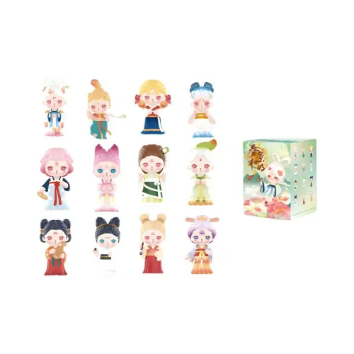 POP MART Кролик Spring Harmony and Scenic Splendor Collection Cute Blind Box Single Mystery Box Целая коробка 12 шт