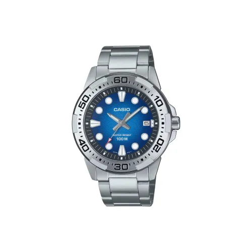 CASIO G SHOCK Collection Кварцевый механизм Нержавеющая сталь Ремешок Часы Мужские Синий циферблат