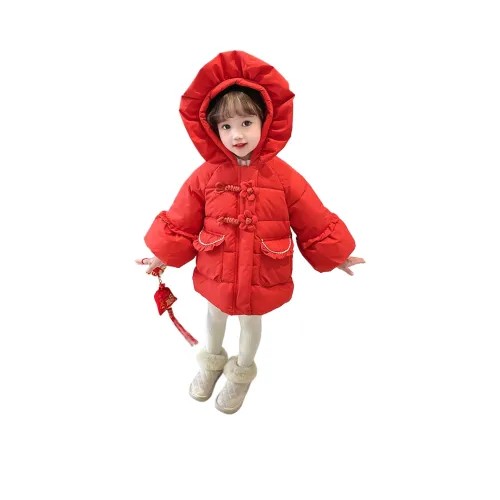 Lanza Хлопковый пуховик Красный для детей 3-7 лет