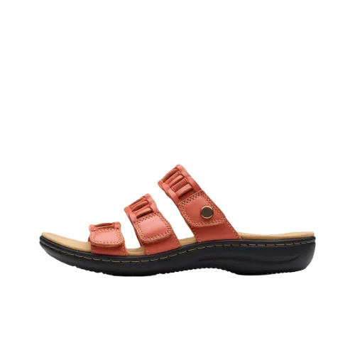 Clarks ЭВА Слипоны Женские Кирпично-красный