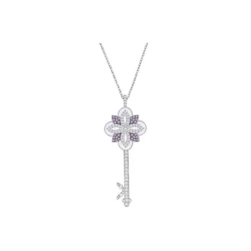 Swarovski Искусственный кристалл Ожерелья Женское Серебро