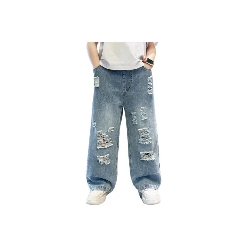 TONGGENI Синие Джинсы для школьного возраста