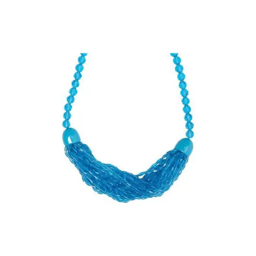 MaxMara Металл Полиэстер Смола Ожерелья Женские Синий
