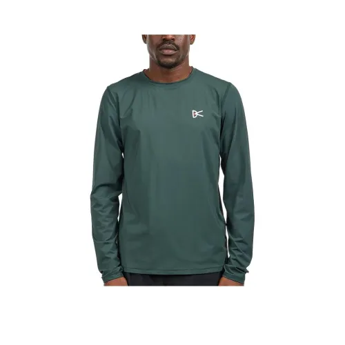 District Vision T-Shirt Мужской Зеленый