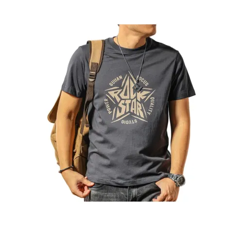 JIYAN Мужская футболка с коротким рукавом