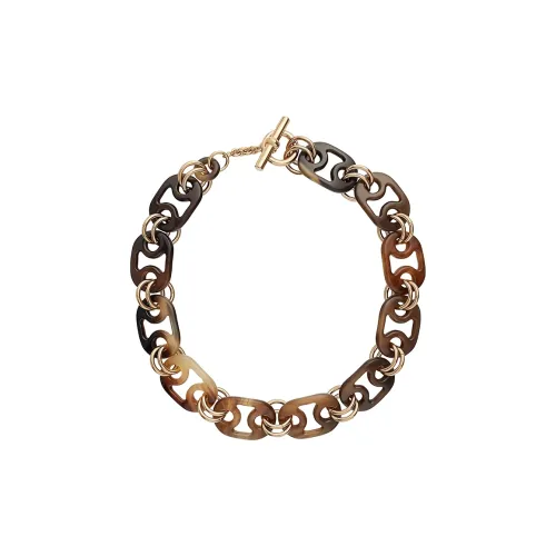 HERMES Eurydice Рог буйвола Медные ожерелья женские