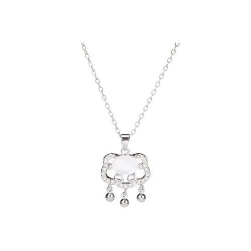 LINGTINGHUAKAI Стекло Кошачий глаз Ожерелья Женские