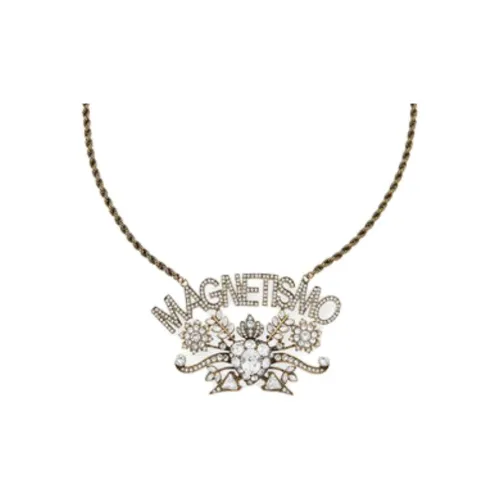 GUCCI Кристальные ожерелья Унисекс Золото