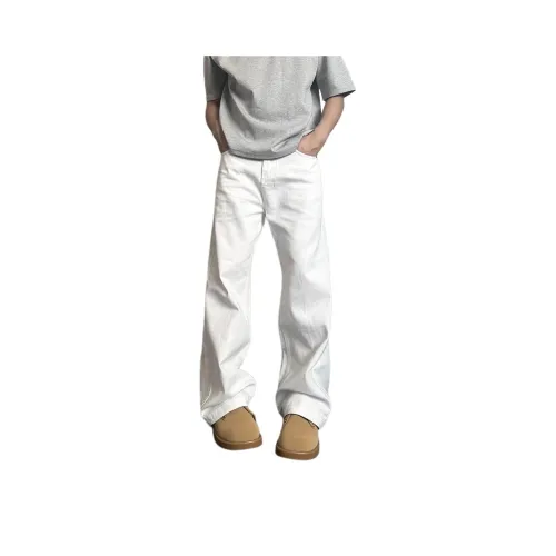 UPWARD LAB Белый Мужской Джинсы