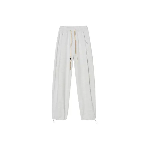 FAWENXIANGZI Повседневные брюки Женские Белый Серый