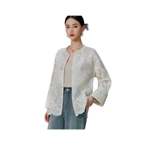 Hang Yi Court Бежевые Женские Куртки