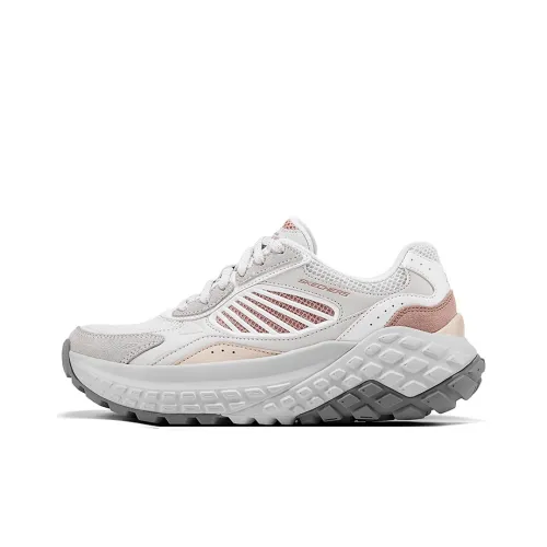 Skechers Monster Low Top Cushioned Sneakers Women's Light Gray Скекиерс Монстер Лоу Топ Кусхенед Сникерс Женские Светло-Серый