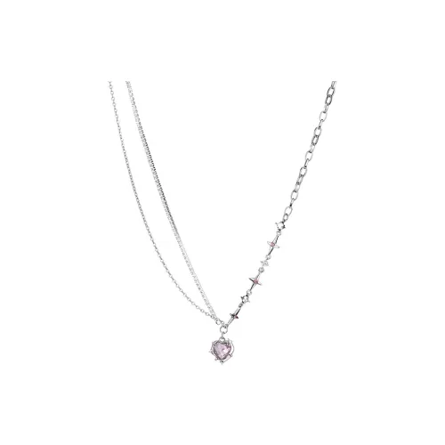 MISS XIA JWY Титановая сталь Сплав Циркон Ожерелья Женские