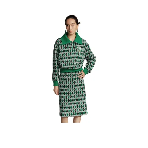 BBLLUUEE Комплект с юбкой Женские Лесной зеленый