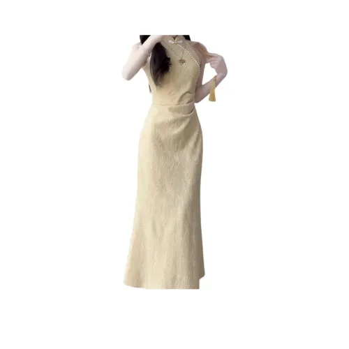 YICHEN Без рукавов Платье Женское