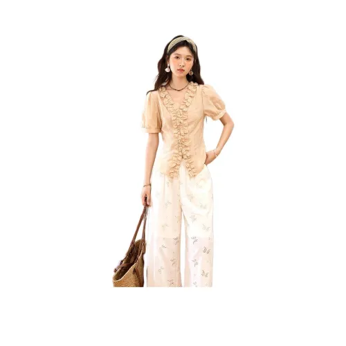 MISHOW Светло-оранжевые Женские Рубашки