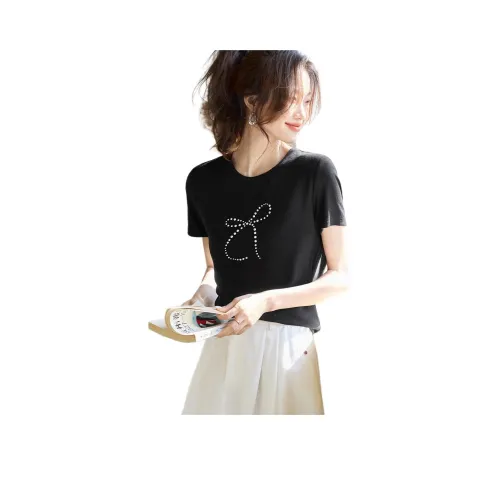 Mo Han Yi Mei T Рубашка Женская Черная