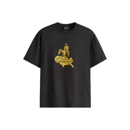 H&M Черная унисекс футболка