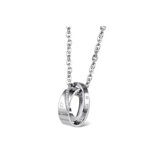 FOREVER MELODY Титановая сталь Циркон Ожерелья Мужской