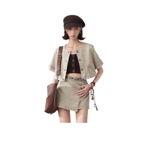 JORYAweekend Denim Jacket Women's Khaki