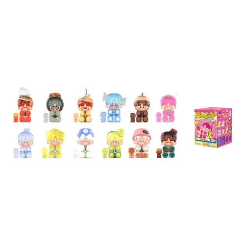 POP MART PINO JELLY Taste Personality Test Коллекция Фигурка Слепые коробки Один Mystery Коробка Целая коробка 12 шт