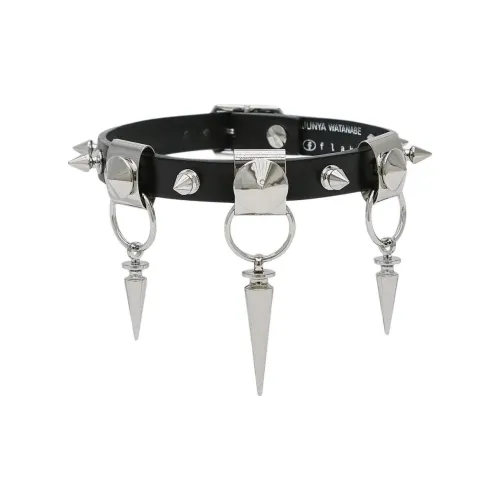 JUNYA WATANABE Кожа Ожерелья Женские Черный